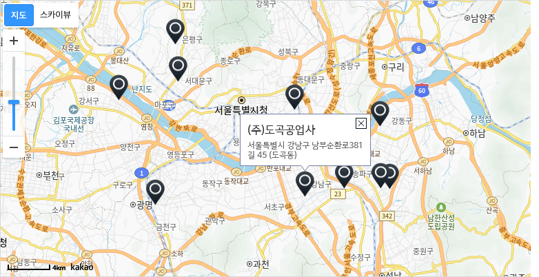 기아 오토큐 지도